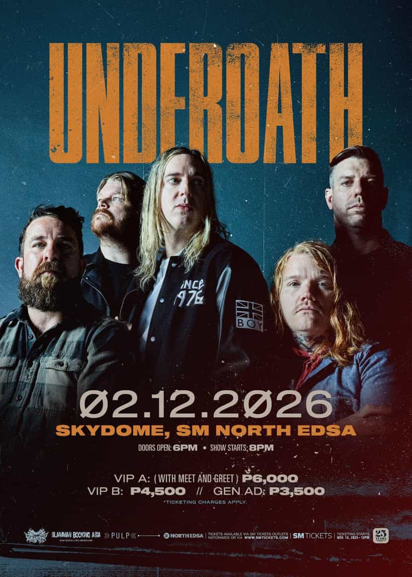 Underoath Set for a Much-Awaited Manila Performance