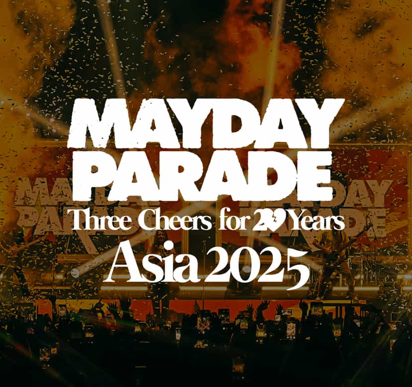 MAYDAY PARADE "Three Cheers for 20 Years" in MANILA
