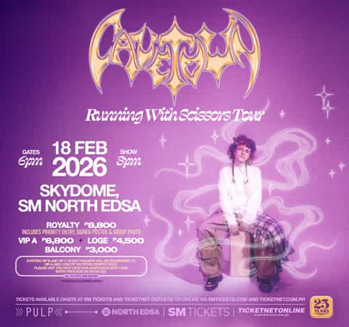 CAVETOWN Running with Scissors Tour in Manila 2026